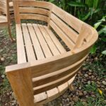 Banana Round Back Bench