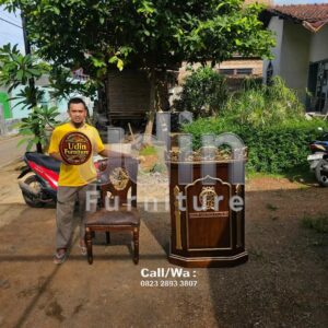 4ed76ab4 ed8d 40b2 8423 6abb76cc317a 300x300 - Podium Mimbar Plus Kursi Ukiran Minimalis Custom Full Kayu Jati