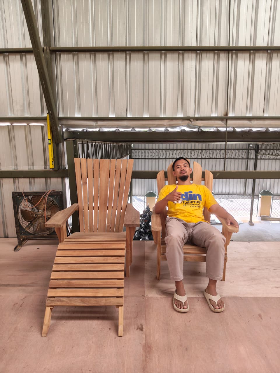 Solid Teak Garden, Lounge & Beach Chair e26c7575 078d 4158 b57f 5bdba722b452 - Solid Teak Garden, Lounge & Beach Chair